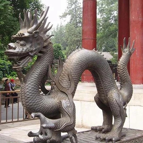bronze sculpture dragon