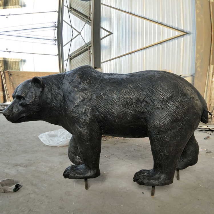 Life size bear statue bronze sculpture | Animal Sculpture