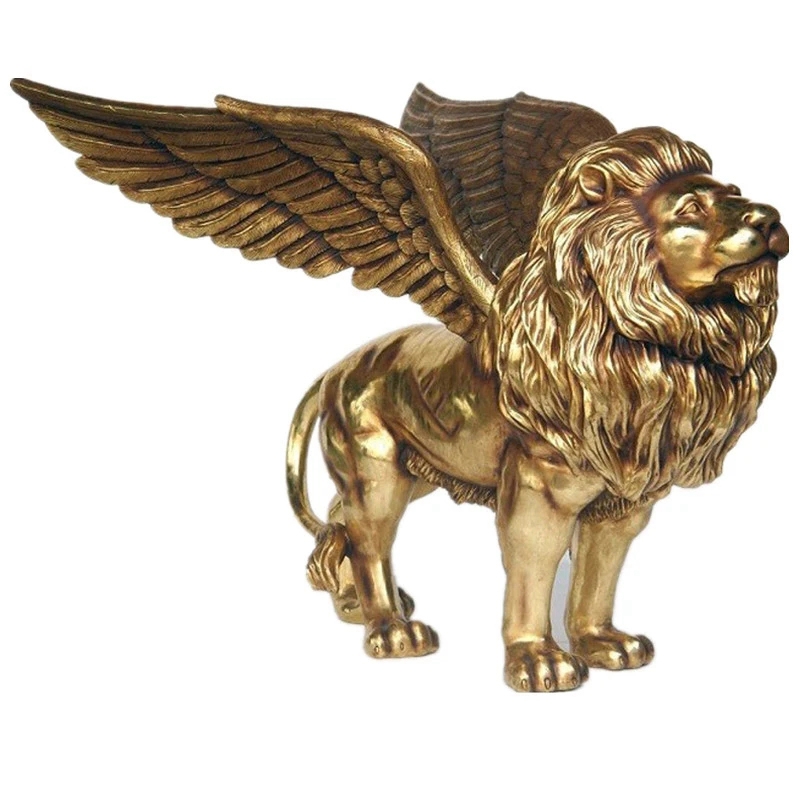 custom metal lion statue