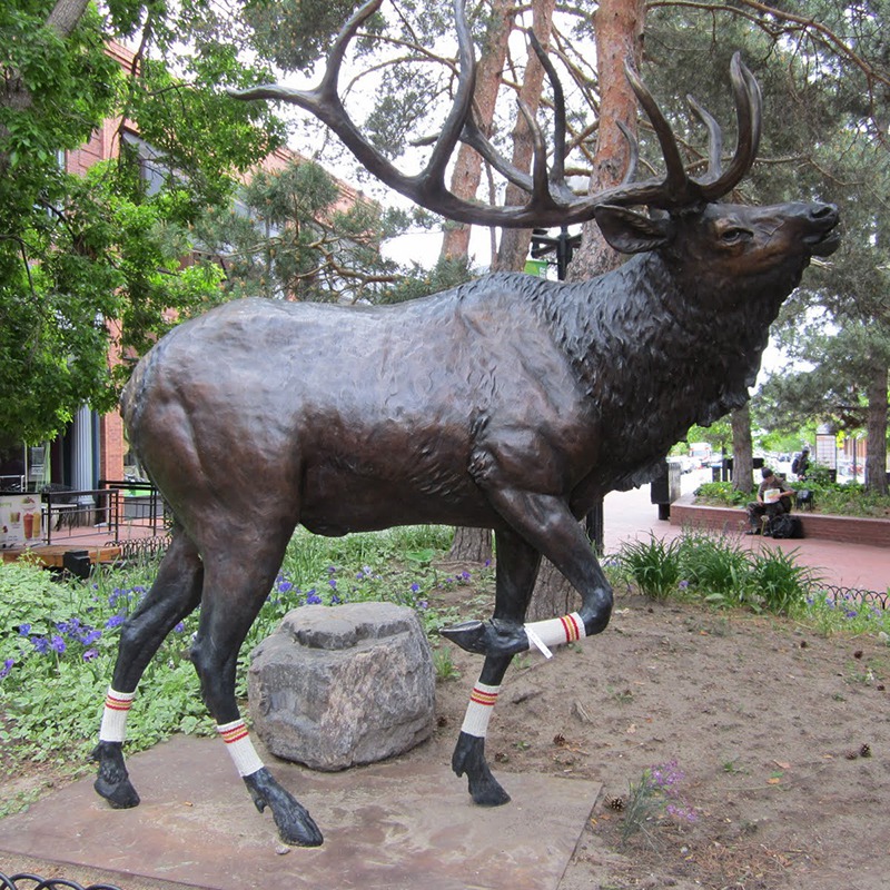 outdoor deer artifacts sculpture