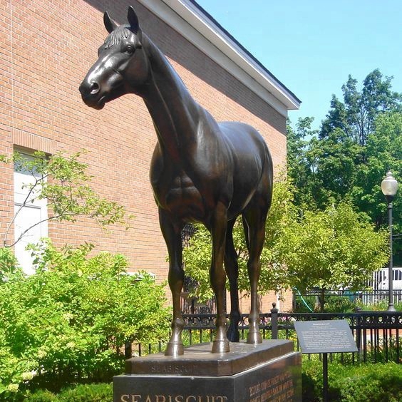 proud horse sculpture