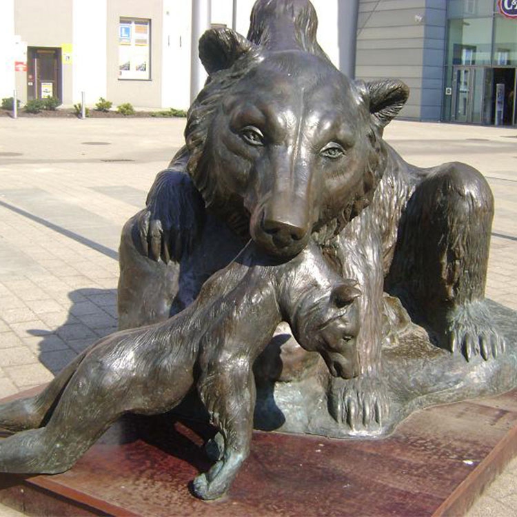 Wolf sculpture bronze 
