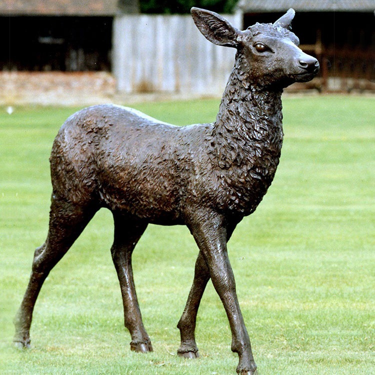 Bronze Garden Deer Statue for Sale
