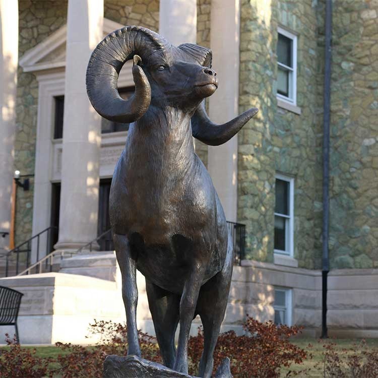 bronze sculpture goat