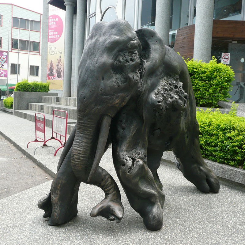 abstract art elephant statue