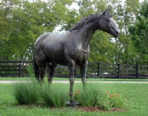 park horse statue