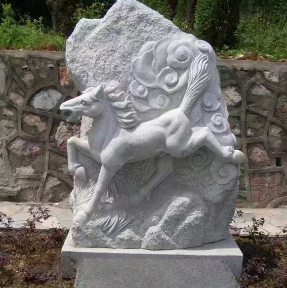 stone pony statue