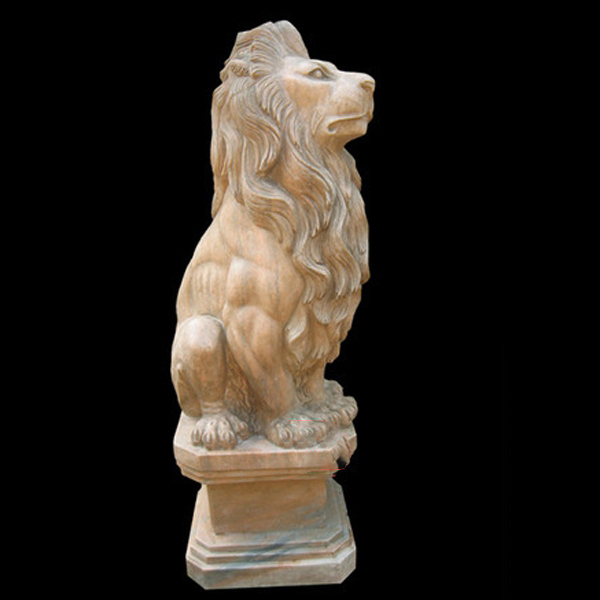 small sculpture lion stone