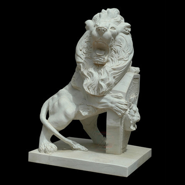 animal stone lion statue