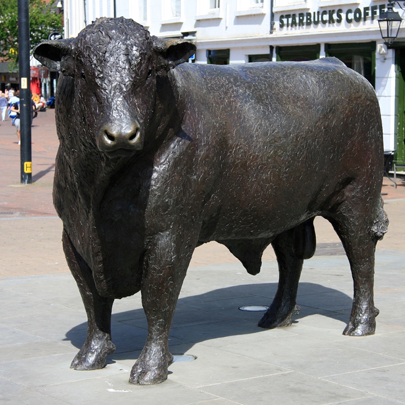 cow statue sculptures bronze decoration