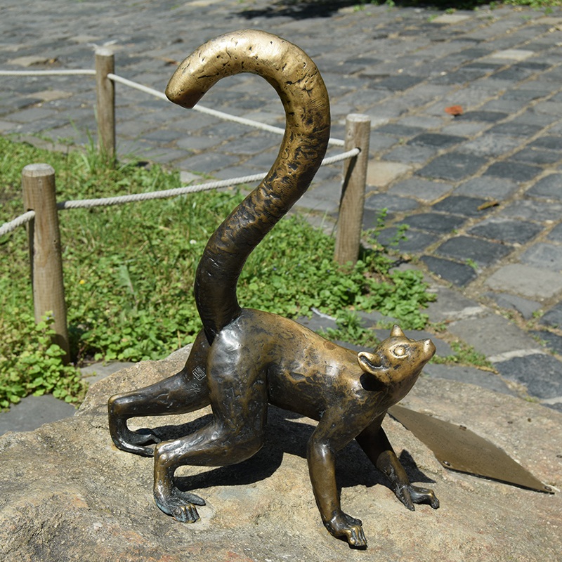 monkey brass sculpture