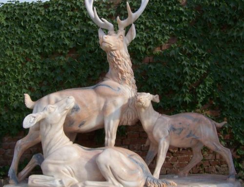 Marble deer animal sculpture for you