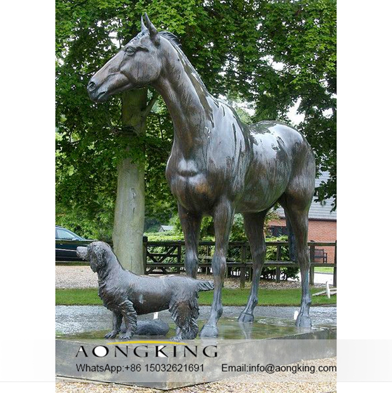 Lifesize resin horse statues