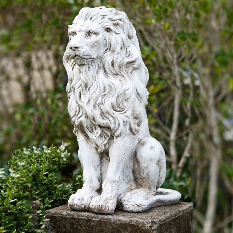 lion sculpture garden decor