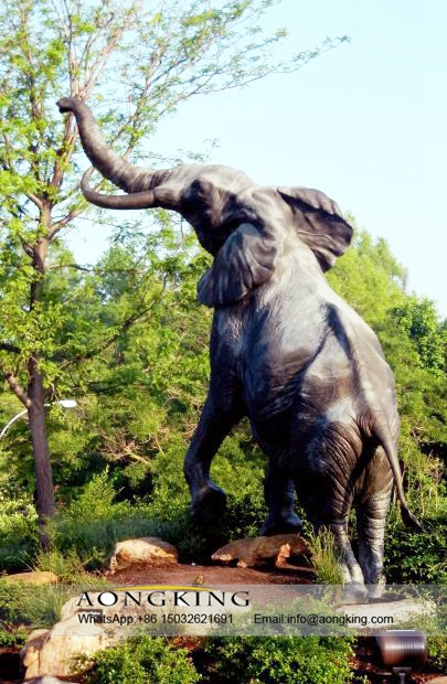 elephant copper statue