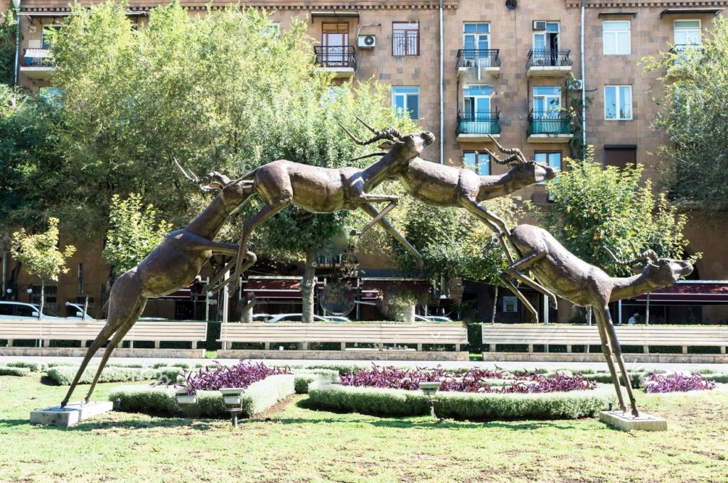 Large Kinds of Antelope Pronghorn Art Decor Statues