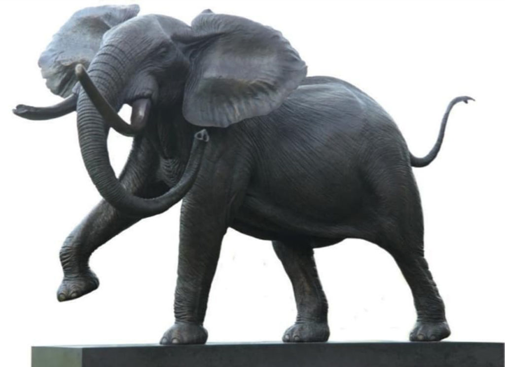 Best Selling Realistic Large Elephant Bronze Statue