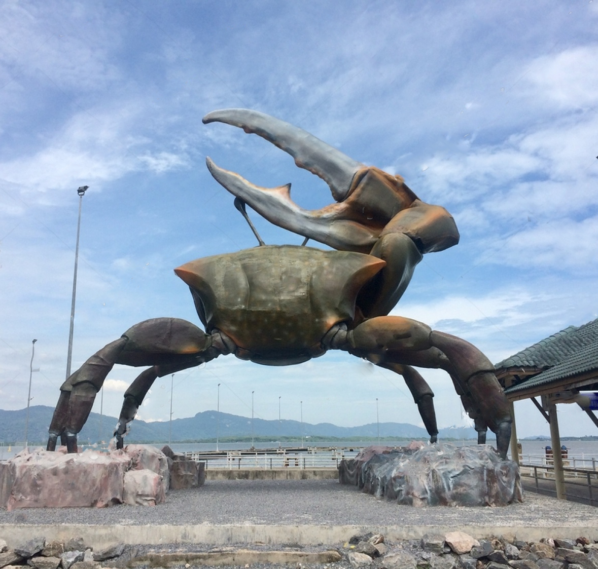 Large Bronze Outdoor Arthropods Art Design Crab Animal Statue