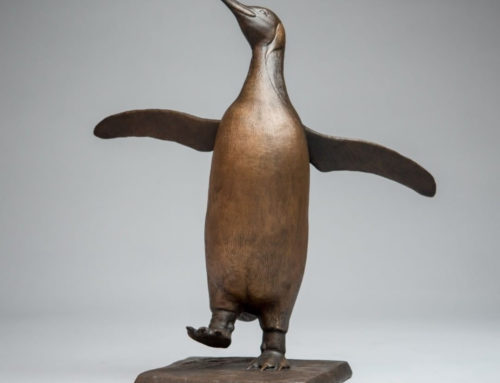 Hot Sale Life Size King Penguin Bronze Sculpture by Anthony Smith