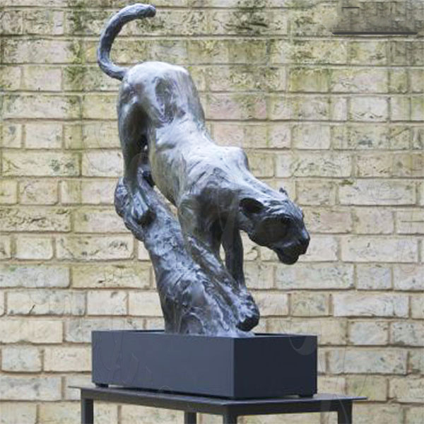 Casting panther sculpture for wholesale