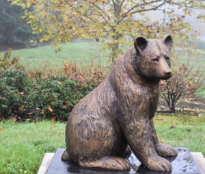 bear yard statues