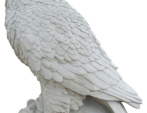 Carving Solid Nature White Marble white eagle statue Sculpture