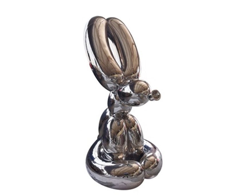 Famous Modern Art Jeff koons Indoor Rabbit Stainless Steel Sculpture