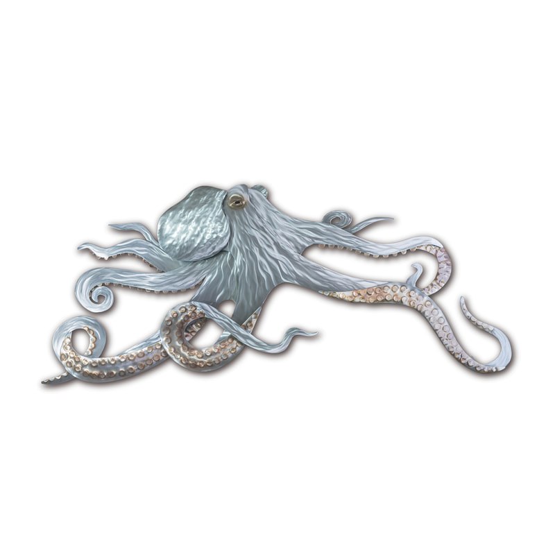 Phylum mollusca cephalopod statue