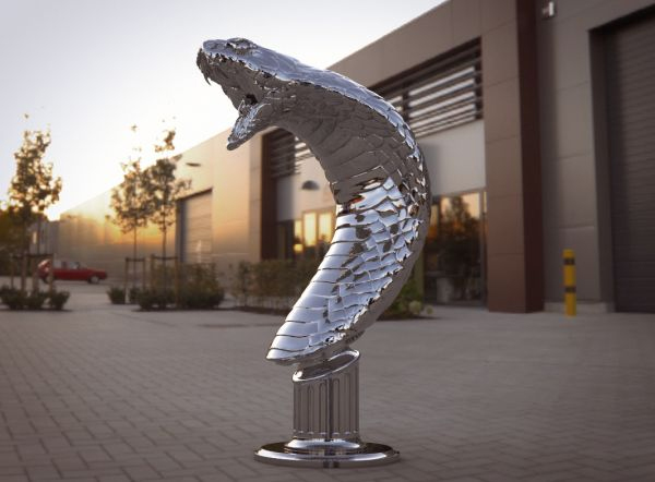 Best Selling stainless steel garden boa constrictor Metal Animal Sculpture