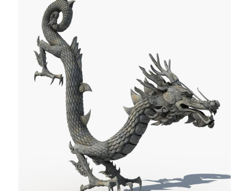 High Quality Customized Bronze Animal Sculpture of Flying Dragon