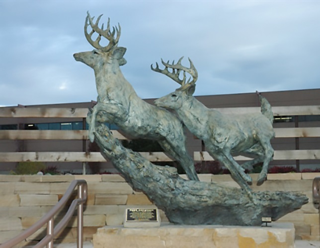 Large High Quality Art Decoration Public Animal Statue of Deer