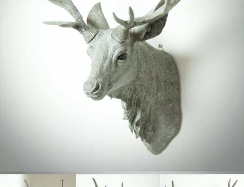 Best Selling Home Wall deer head Fiberglass sculpture