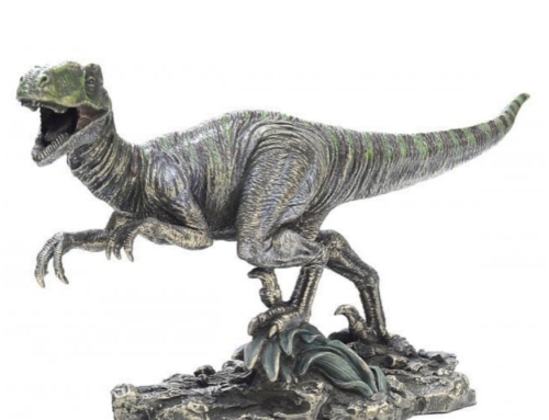 Large Modern High Quality Bronze Life-size Dinosaur Statue