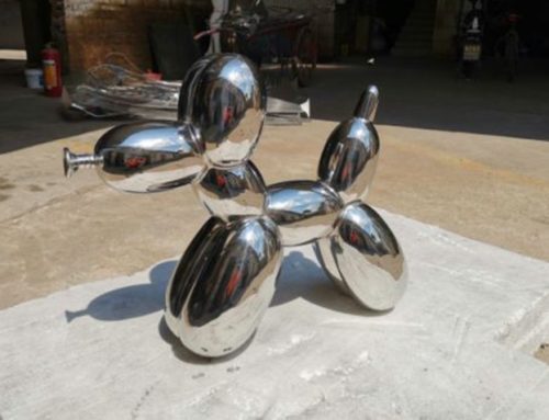 Lovely Modern Outdoor Fashionable Stainless Steel Balloon Dog Sculpture