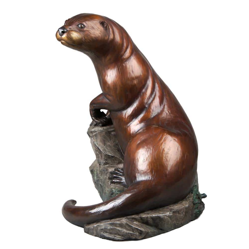 sea otter sculpture