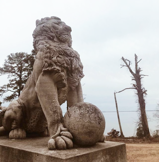 bronze lion garden statues for sale