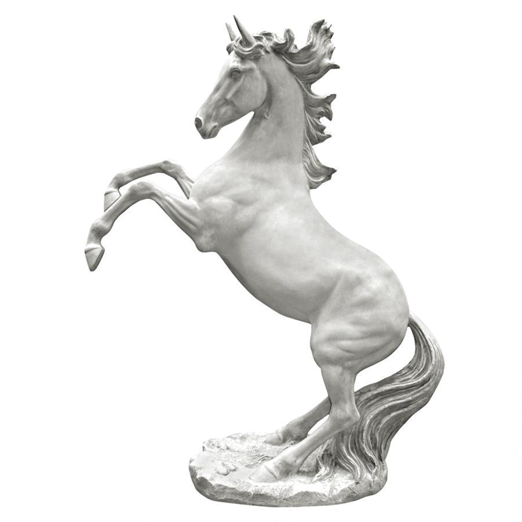 Life size contemporary customized handmade fiberglass horse sculpture