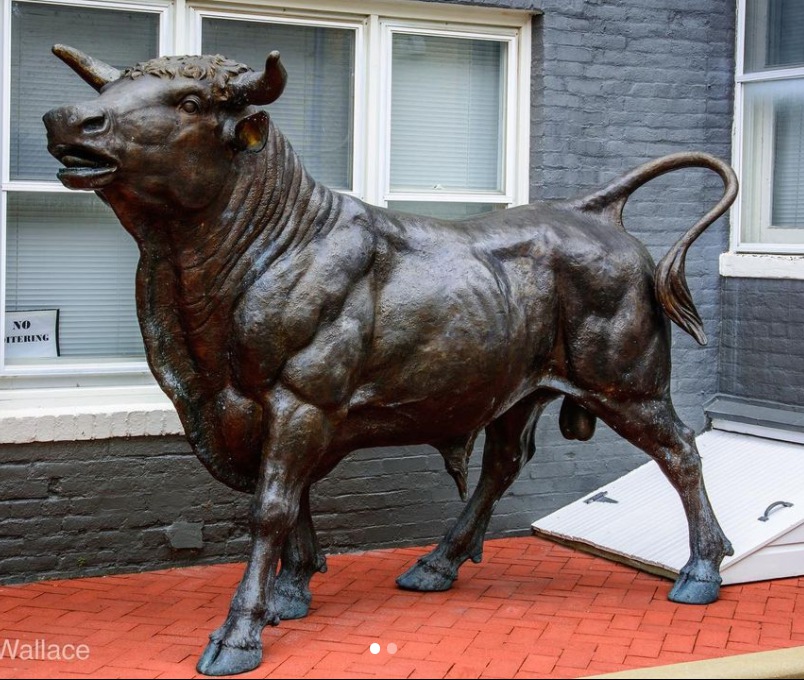 Bull Sculpture Animal The, Bronze Garden Statues Brisbane