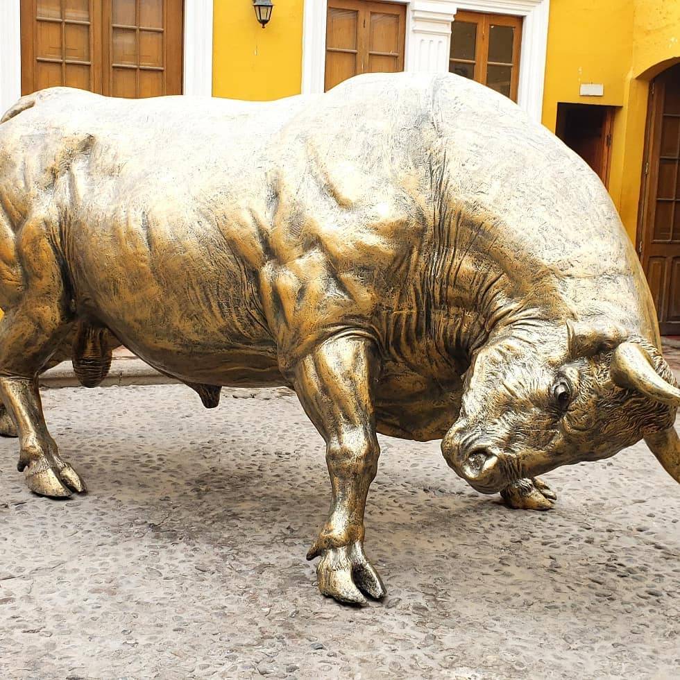 giant bull statue