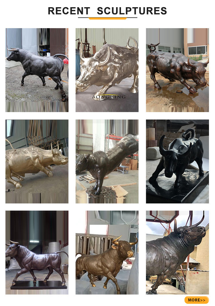 Bull recent sculptures