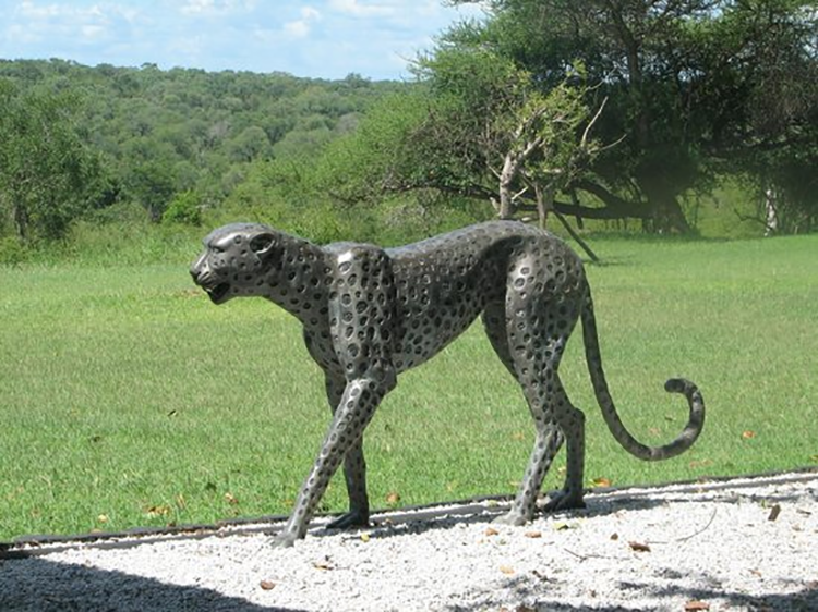 Outdoor Leopard Statue for Sale
