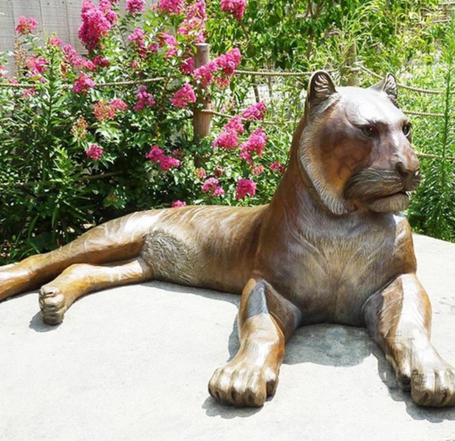 bronze life size tiger statue