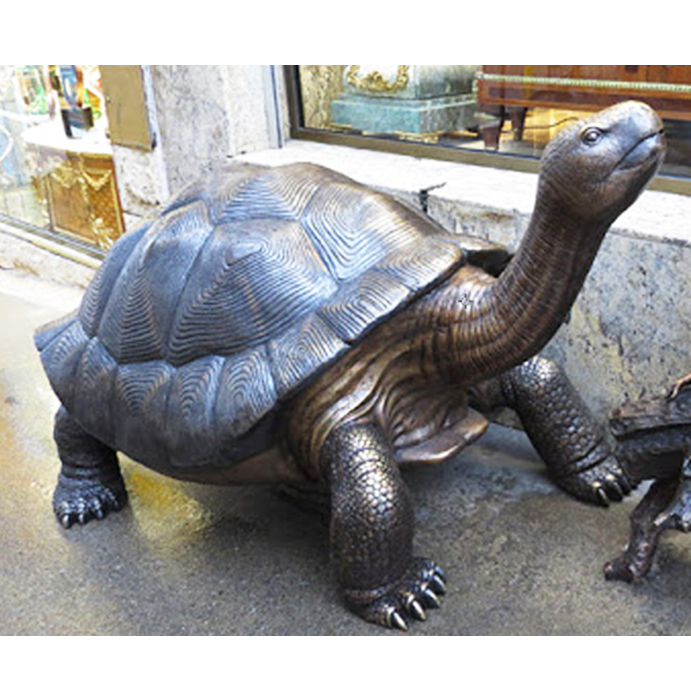 Galapagos tortoise statue
