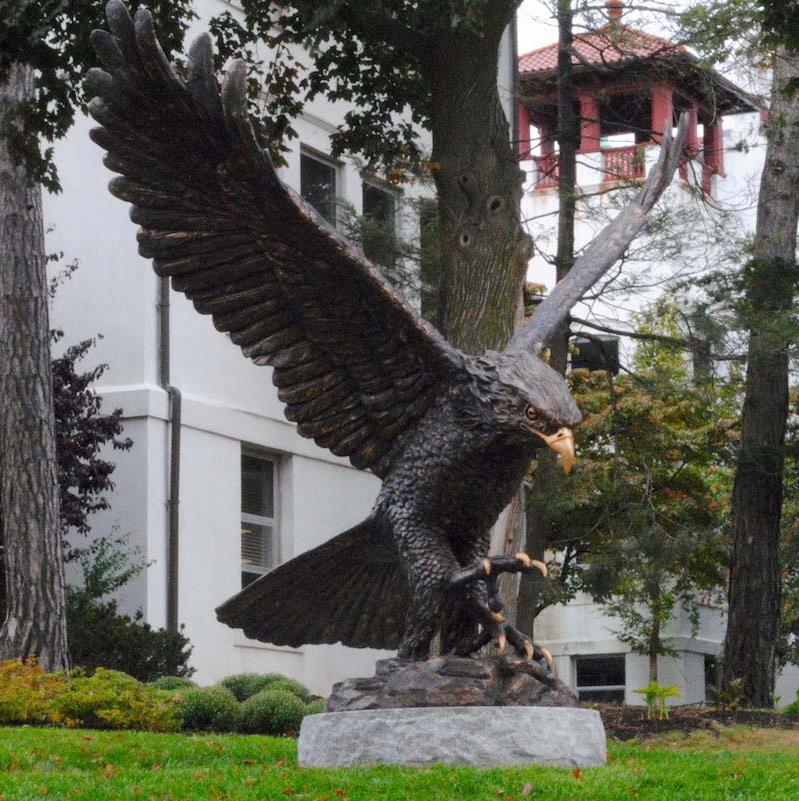 large eagle statue