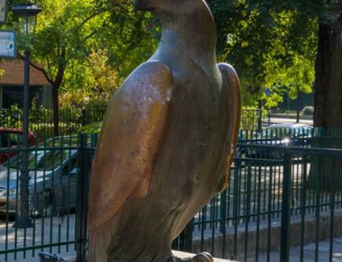 Popular Art Decor Garden Lost Wax Egale Statue Bronze