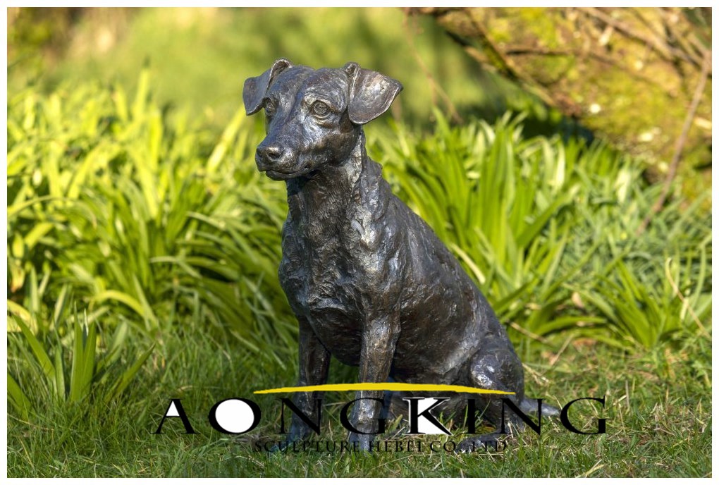 Jack Russell Terrier statue
