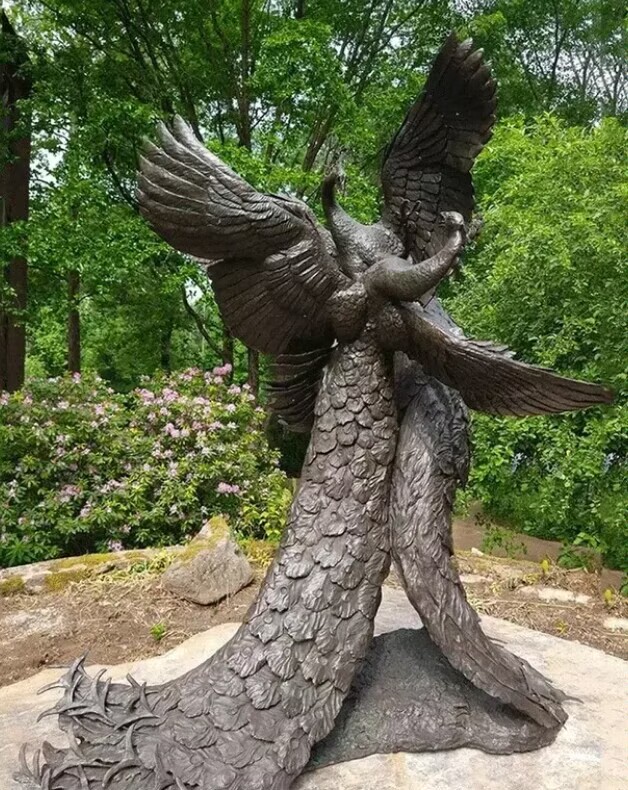 Peacock Statues Yard Art