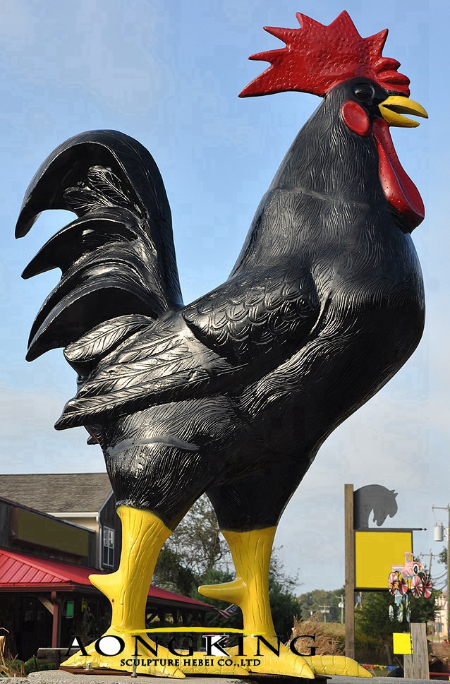 fiberglass giant chicken statue for sale online