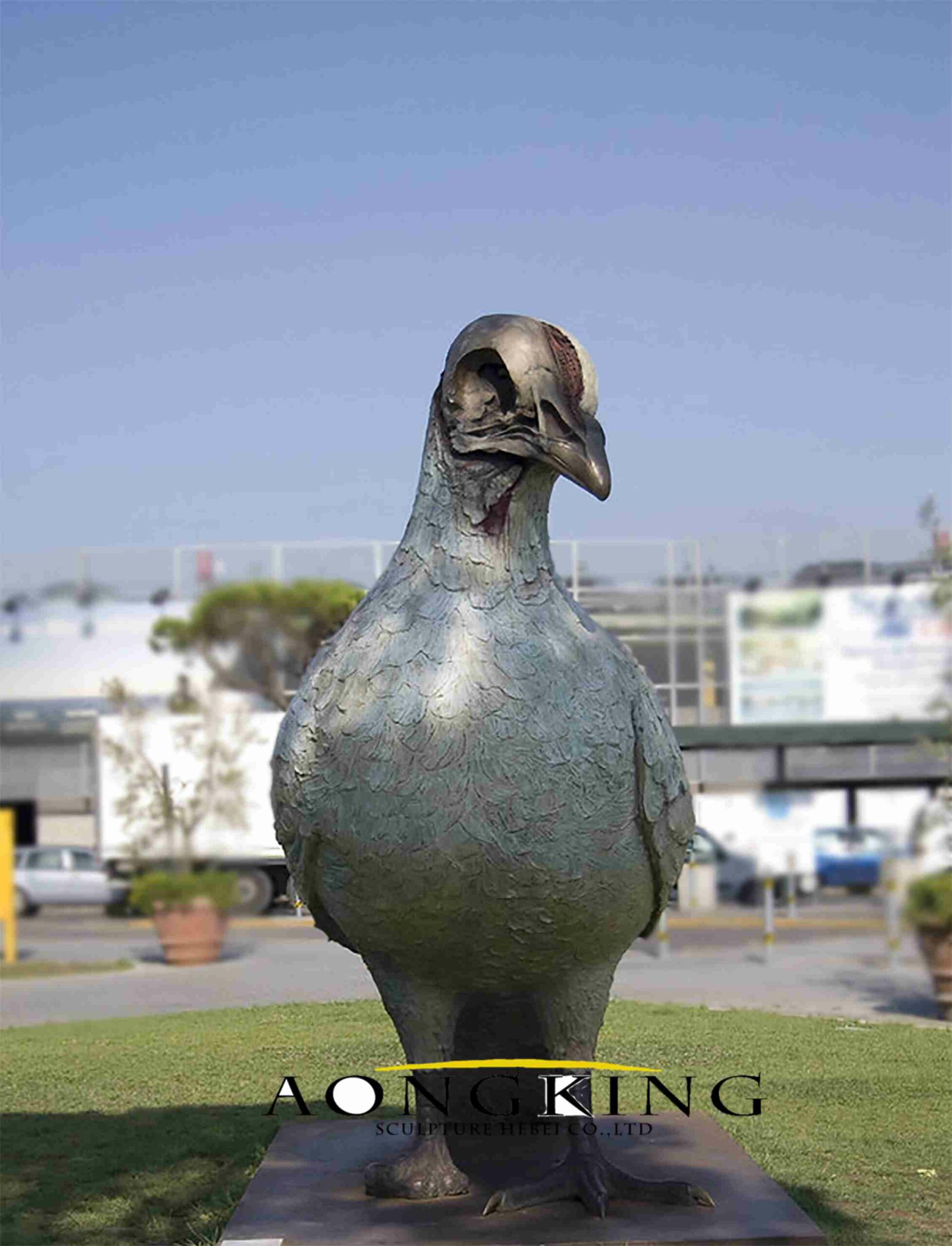 fiberglass unique financial special sculpture pigeon
