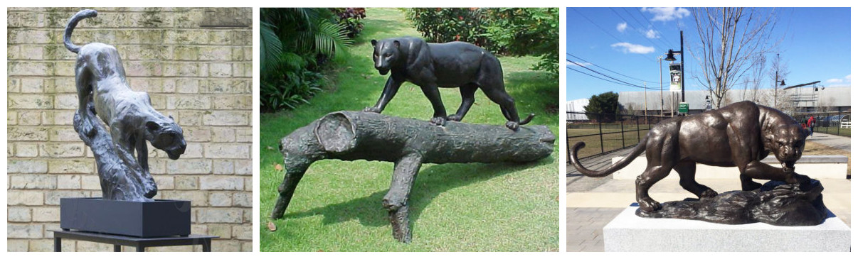 panther sculptures